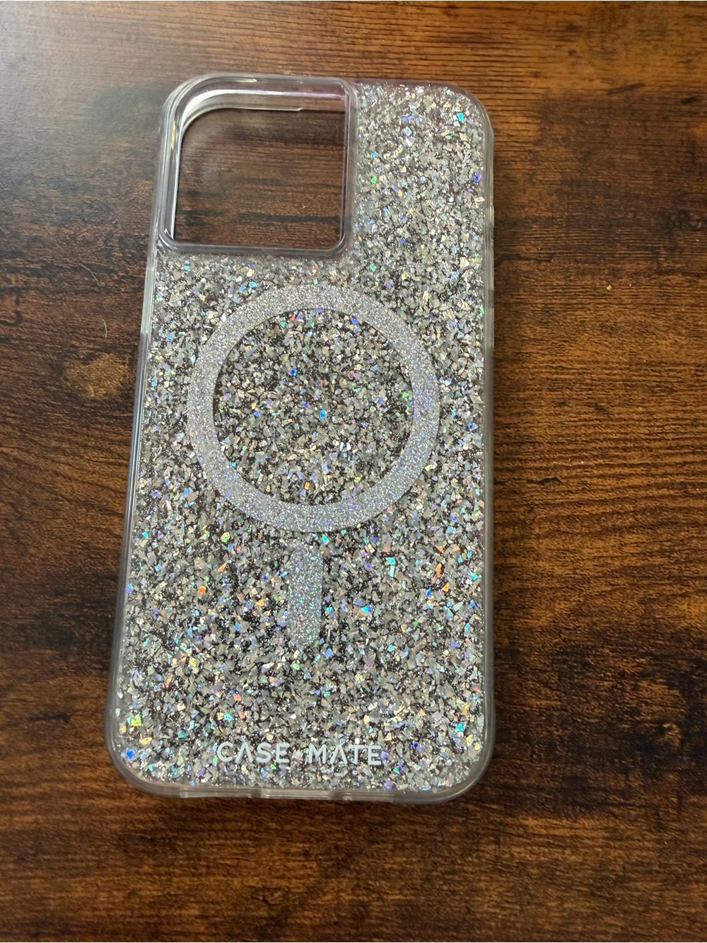 Case-Mate Silver Glitter iPhone 15 Pro Max Case